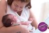 Woman holding a baby