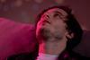 Man staring vacantly at the ceiling