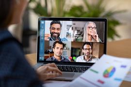 People on a video chat