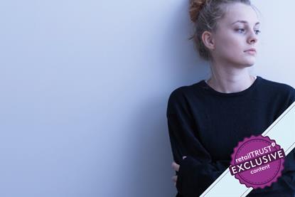 Young woman looking pensive