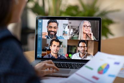 People on a video chat