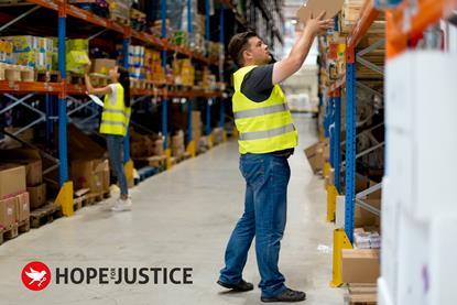 Hope for justice with logo
