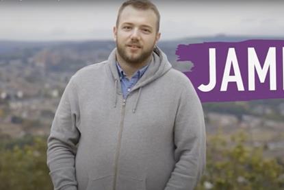 Jamie standing in a field