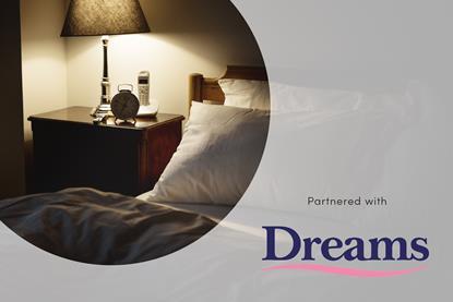 Dreams, relaxing image of bed