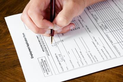 Tier 3 completing an application form